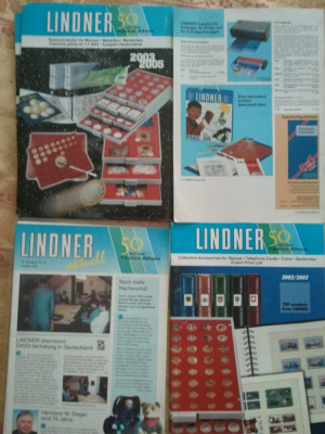 Lot reviste Lidner (varianta mare), despre nmismatica, filatelie etc., 50 roni / lotul, taxele postale gratuite foto