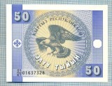 1514 BANCNOTA - KYRGYZSTAN - 50 TYIYN - anul (1993) -SERIA 01637328 -starea care se vede