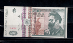 BANCNOTA 500 LEI 1992 -VARIANTA 2 - UNC foto