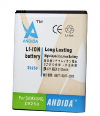 Acumulator cu capacitate sporita (2100 mAh) pentru Samsung i9250 si Galaxy Nexus &amp;amp;quot Andida&amp;amp;quot foto