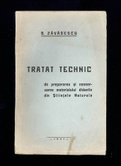 TAXIDERMIE 1941 TRATAT TEHNIC PREPARAREA CONSERVAREA ANIMALELOR de Zavadescu DERMOPLASTIE Trofee Vanatoare Modelare...+BONUS: 1943 IMPAIEREA PASARILOR foto