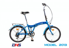 Bicicleta pliabila 2024-6V -Model 2013 DHS foto