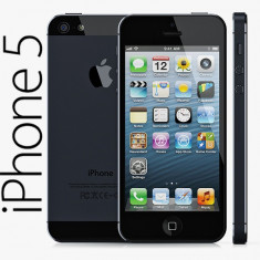 iPhone 5 16GB BLACK Negru NOU NOU 00.00sec, ca SIGILAT, Tipla Fabrica, NEpornit, NEactivat, OFERTA! foto