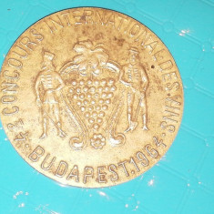 CONCURS INTERNATIONAL DE VIN BUDAPESTA 1964 IMENSA