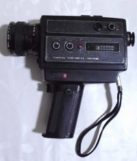 camera Chinon aparat filmat japonez cu sunet film super 8 mm de colectie vintage foto