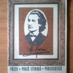 e2 Poezie. Proza literara. Publicistica - Eminescu