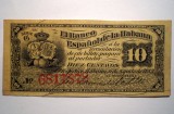 114. CUBA HABANA DIEZ 10 CENTAVOS 1883 SR. 878