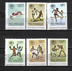 = MOZAMBIC OLIMPIADA LOS ANGELES 1984 MI. 967-972 MNH foto