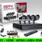 KIT SUPRAVEGHERE VIDEO 4 CAMERE 600 LINII FULL D1. 960H . IESIRE HDMI + CABLURI SUPORTI ALIMENTARE