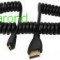 Cablu spiralat, HDMI, tata &amp;rarr; mini HDMI, tata/71432