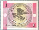 1645 BANCNOTA - KYRGYZSTAN - 1 TYIYN - anul (1993) -SERIA 00532066 -starea care se vede