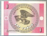 1645 BANCNOTA - KYRGYZSTAN - 1 TYIYN - anul (1993) -SERIA 00532066 -starea care se vede