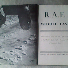 R.A.F. Middle east-The official story of air operations in the middle east,from February 1942 to January 1943