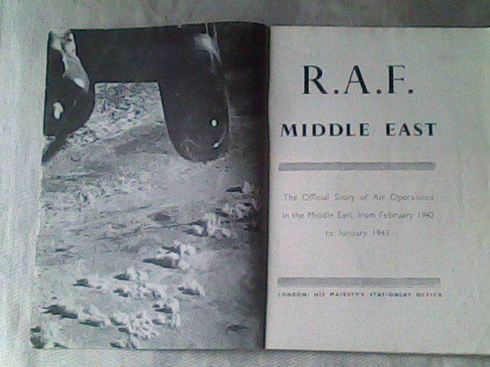 R.A.F. Middle east-The official story of air operations in the middle east,from February 1942 to January 1943