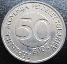 (1042) SLOVENIA 50 TOLARI 2003 foto