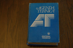 Agenda Tehnica - Florin Teodor Tanasescu sa - Editura Tehnica - 1981 foto