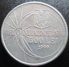 (1030) ROMANIA 500 LEI 1999 ECLIPSA TOTALA DE SOARE foto