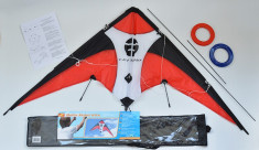 Zmeu (kite) in forma delta pentru acrobatii si divertisment - 120 x 60 cm - Nou foto