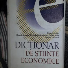 DICTIONAR DE STIINTE ECONOMICE (trad. din franceza) 1024p 24cm cartonat