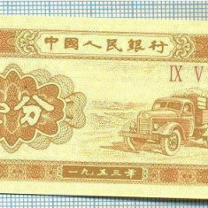 1621 BANCNOTA - CHINA - 1 FEN - anul 1953 -SERIA IX V -starea care se vede