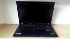 Laptop Lenovo R500, Intel Core2Duo T5870 2.00 GHz, 4 Gb DDR3, 15.4&amp;quot;, 80GB HDD S-ATA, DVDRW, wireless lan, incarcator nou, baterie aprox. 30 minute foto