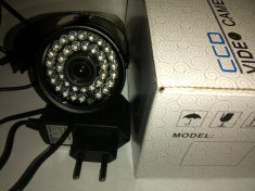 Camera de supraveghere de exterior 700LINII,ccd SONY waterproof-ip66 cu IR 36LED (cca 25m) foto