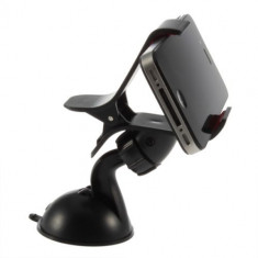 suport universal cu prindere de parbriz pentru telefon, smartphone, GPS, PDA, suport cu ventuza foto