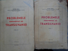 Probleme fundamentale ale Transilvaniei(2 volume/an 1945)-Victor Jinga foto