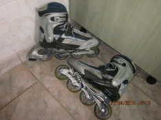 Role,rotile silicon,rolere,inline skates HY SKATE marime 45 foto