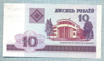 1591 BANCNOTA - BELARUS - 10 RUBLEI - anul 2000 -SERIA 2828958 -starea care se vede foto