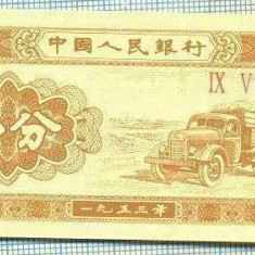 1611 BANCNOTA - CHINA - 1 FEN - anul 1953 -SERIA IX V -starea care se vede