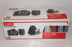 SUPER-OFERTA !!! Pachet PROMO: Canon EOS 700D + EF-S 18-55/ f/3.5-5.6 IS STM (Focalizare SILENTIOASA) + GEANTA CANON + CARD clasa 10 (KIT AVENTURA) foto
