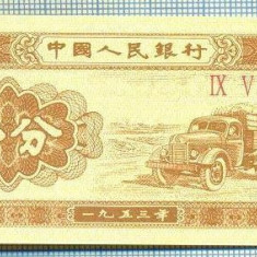 1615 BANCNOTA - CHINA - 1 FEN - anul 1953 -SERIA IX V -starea care se vede