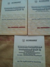 Lot reviste filatelice Germania, perioada interbelica, Schwanke, Corona Collection Deutschland, full color, 100 roni lotul, taxele postale zero roni