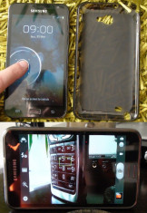 Samsung Galaxy Note 1 GT-N7000 folie pe ecran si Bumper fbine ingrijt foto