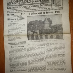 revista orizontul 16 iunie 1927 ( revista enciclopedica ilustrata )