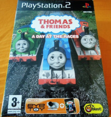 Joc Thomas and Friends a day at Races + Eye Toy, PS2, original si sigilat foto