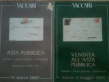 Lot reviste filatelice Italia - Vaccari Asta Pubblica si Vaccari Vendita All-asta Pubblica, full color, 100 roni lotul, taxele postale gratuite
