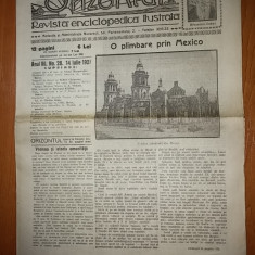 revista orizontul 14 iulie 1927 ( revista enciclopedica ilustrata )