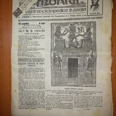 revista orizontul 6 martie 1924 (vestigiile civilizatiunii egiptene )