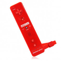 Wiimote/maneta/telecomanda 2 in1 motion plus wii, noi, rosii, compatibile cu Wii si Wii U - 69.99 lei(gamestore)! foto