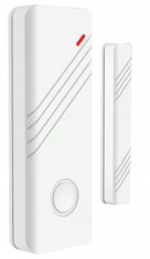 Senzor magnetic de usa sau fereastra wireless pentru alarma casa, Detine buton de Panica foto