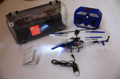 Elicopter (Mini Helicopter ) cu Telecomanda LS-MODEL cu Gyroscop 3.5 Channel Infrared Incarcare Usb ( Laptop / Calculator ) foto