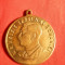 Medalie Carol II /Premiul I Ministerul Instructiunii 1930 ,bronz aurit ,d= 3,5 cm