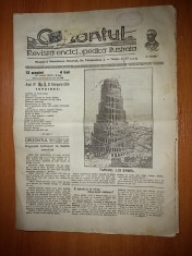 revista orizontul 21 februarie 1924 ( revista encicopedica ilustrata )