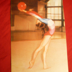 Ilustrata Fotografie- Doina Staiculescu ,Vicecampioana Olimpica la Los Angeles 1984.