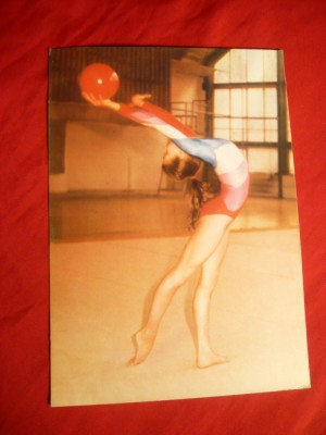 Ilustrata Fotografie- Doina Staiculescu ,Vicecampioana Olimpica la Los Angeles 1984. foto