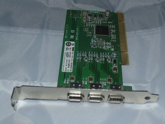 Placa PCI Firewire 4porturi foto