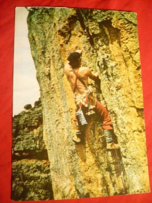 Ilustrata - Alpinistul -Salonul International Arta Fotografica - Sibiu 1987 foto