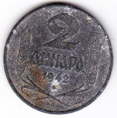Serbia Yugos;lavia Iugoslavia 2 dinara dinari 1942 . ocuoatie Germania foto
